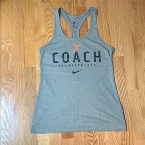 Orangetheory Nike Coach Tank, size small gray
